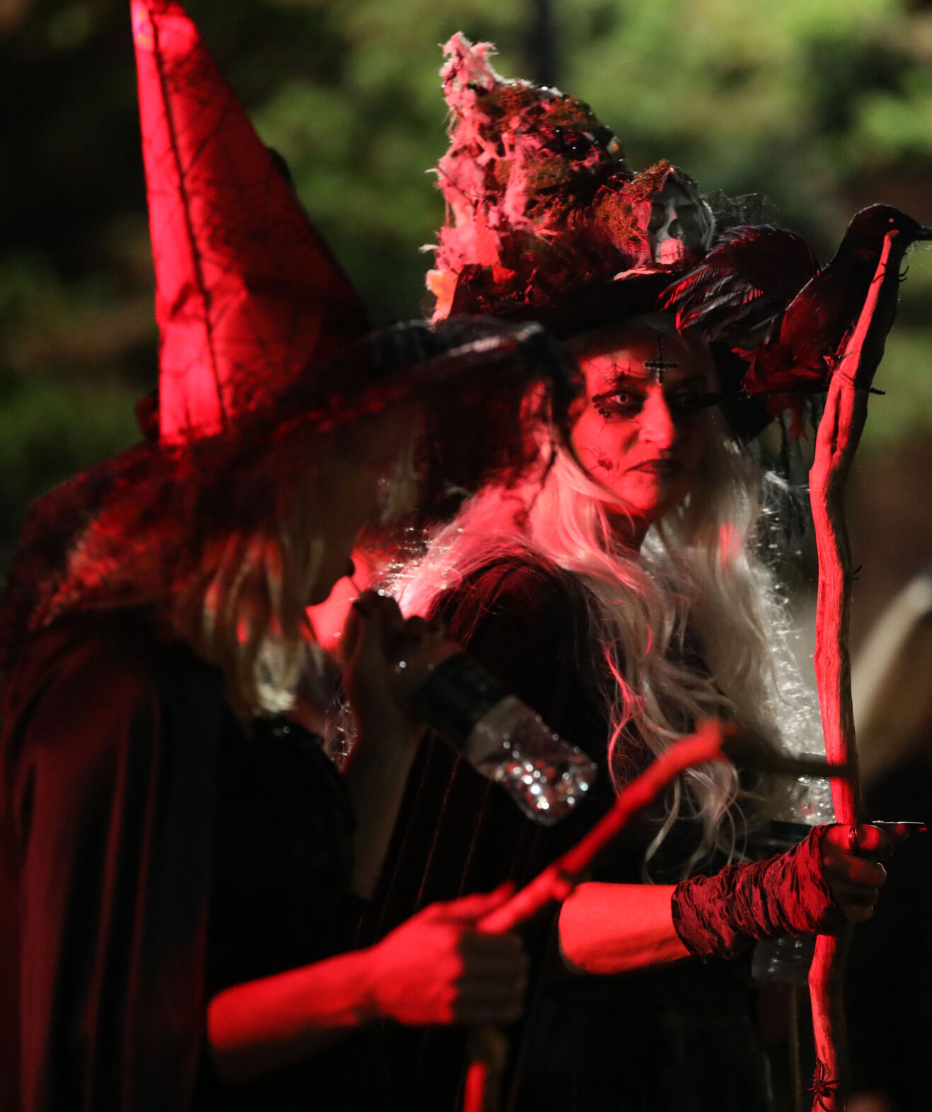 Cindy Closterman readies for broom contest